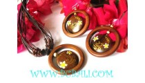 Wood necklaces Hand Painting Sets